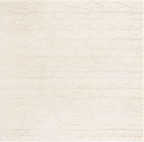 Ivory 7' 10 x 7' 10 Finsbury Square Area Rug 60% Polypropylene & 40% Polyester Contemporary Carpet for Living Rooms, Dining, Offices for Sale at Rug Engine