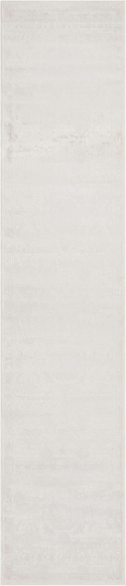 Ivory 2' 7 x 12' Finsbury Runner Area Rug 60% Polypropylene & 40% Polyester Contemporary Carpet for Living Rooms, Dining, Offices for Sale at Rug Engine