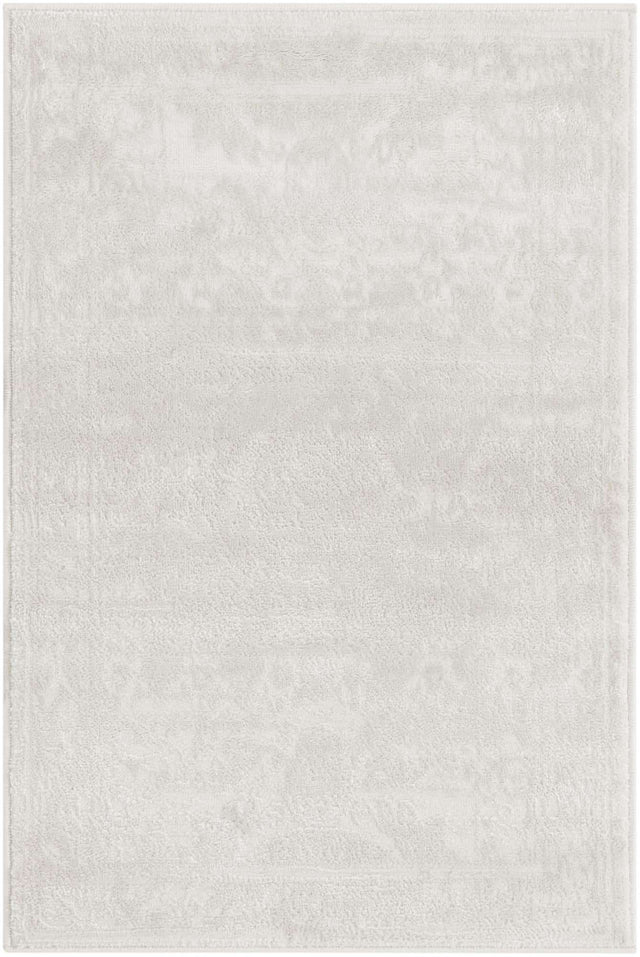 Ivory 2' x 3' 1 Finsbury Rectangle Area Rug 60% Polypropylene & 40% Polyester Contemporary Carpet for Living Rooms, Dining, Offices for Sale at Rug Engine
