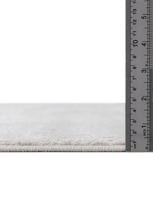 Ivory 5' 3 x 8' Finsbury Oval Area Rug 60% Polypropylene & 40% Polyester Contemporary Carpet for Living Rooms, Dining, Offices for Sale at Rug Engine