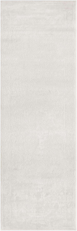 Ivory 2' x 6' 1 Finsbury Runner Area Rug 60% Polypropylene & 40% Polyester Contemporary Carpet for Living Rooms, Dining, Offices for Sale at Rug Engine