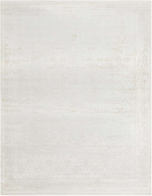 Ivory 9' x 12' Finsbury Rectangle Area Rug 60% Polypropylene & 40% Polyester Contemporary Carpet for Living Rooms, Dining, Offices for Sale at Rug Engine