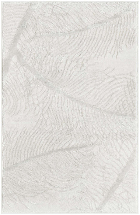 Ivory 2' x 3' 1 Finsbury Rectangle Area Rug 60% Polypropylene & 40% Polyester Contemporary Carpet for Living Rooms, Dining, Offices for Sale at Rug Engine