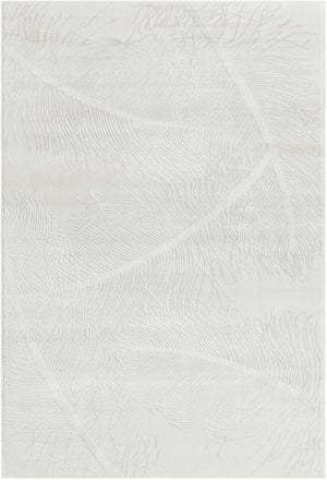 Ivory 4' 1 x 6' 1 Finsbury Rectangle Area Rug 60% Polypropylene & 40% Polyester Contemporary Carpet for Living Rooms, Dining, Offices for Sale at Rug Engine