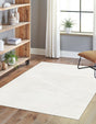 Ivory 7' 10 x 10' Finsbury Rectangle Area Rug 60% Polypropylene & 40% Polyester Contemporary Carpet for Living Rooms, Dining, Offices for Sale at Rug Engine