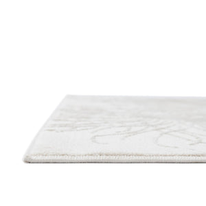 Ivory 5' 3 x 8' Finsbury Rectangle Area Rug 60% Polypropylene & 40% Polyester Contemporary Carpet for Living Rooms, Dining, Offices for Sale at Rug Engine