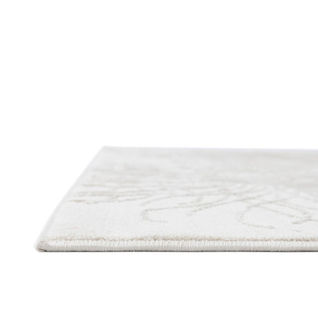 Ivory 2' x 3' 1 Finsbury Rectangle Area Rug 60% Polypropylene & 40% Polyester Contemporary Carpet for Living Rooms, Dining, Offices for Sale at Rug Engine