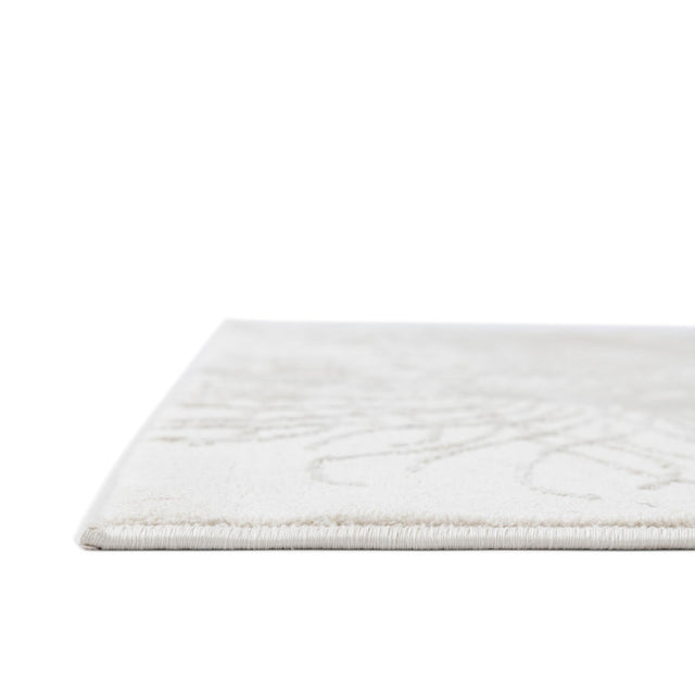 Ivory 7' 10 x 10' Finsbury Rectangle Area Rug 60% Polypropylene & 40% Polyester Contemporary Carpet for Living Rooms, Dining, Offices for Sale at Rug Engine