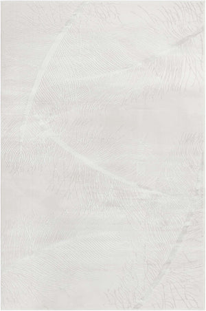 Ivory 5' 3 x 8' Finsbury Rectangle Area Rug 60% Polypropylene & 40% Polyester Contemporary Carpet for Living Rooms, Dining, Offices for Sale at Rug Engine
