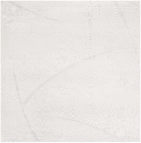 Ivory 7' 10 x 7' 10 Finsbury Square Area Rug 60% Polypropylene & 40% Polyester Contemporary Carpet for Living Rooms, Dining, Offices for Sale at Rug Engine