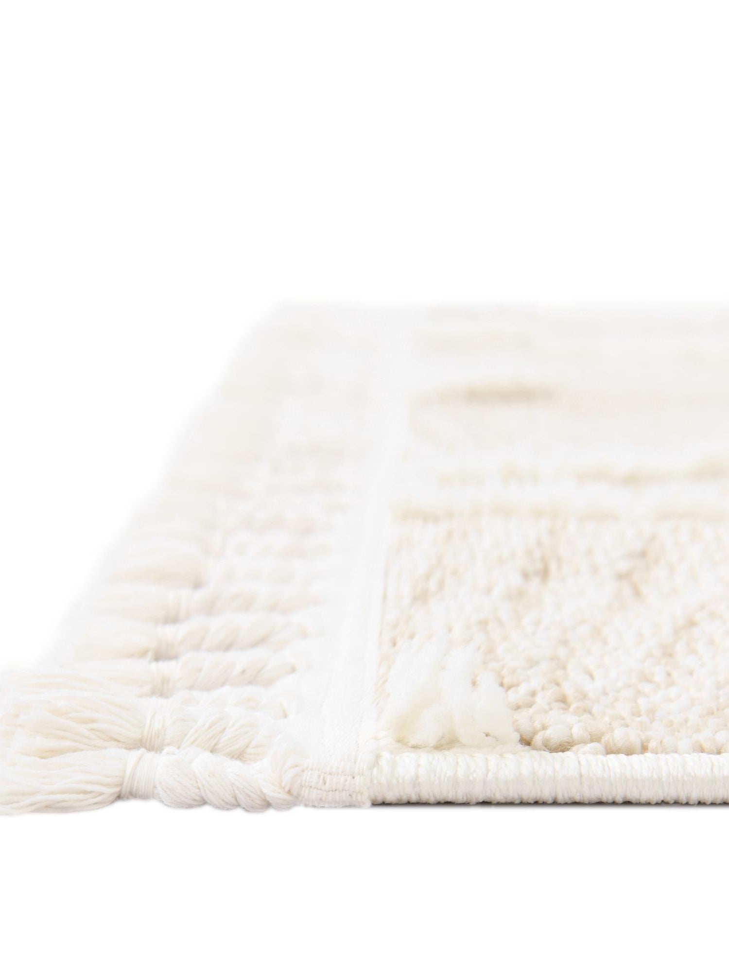 Ivory 9' 6 x 14' 3 Boho Rectangle Area Rug 100% Polyester With Cotton Backing Geometric Modern Boho Bohemian Decor Carpet for Living Rooms Office Dining Kitchen Unique Interior Design for Sale at Rug Engine
