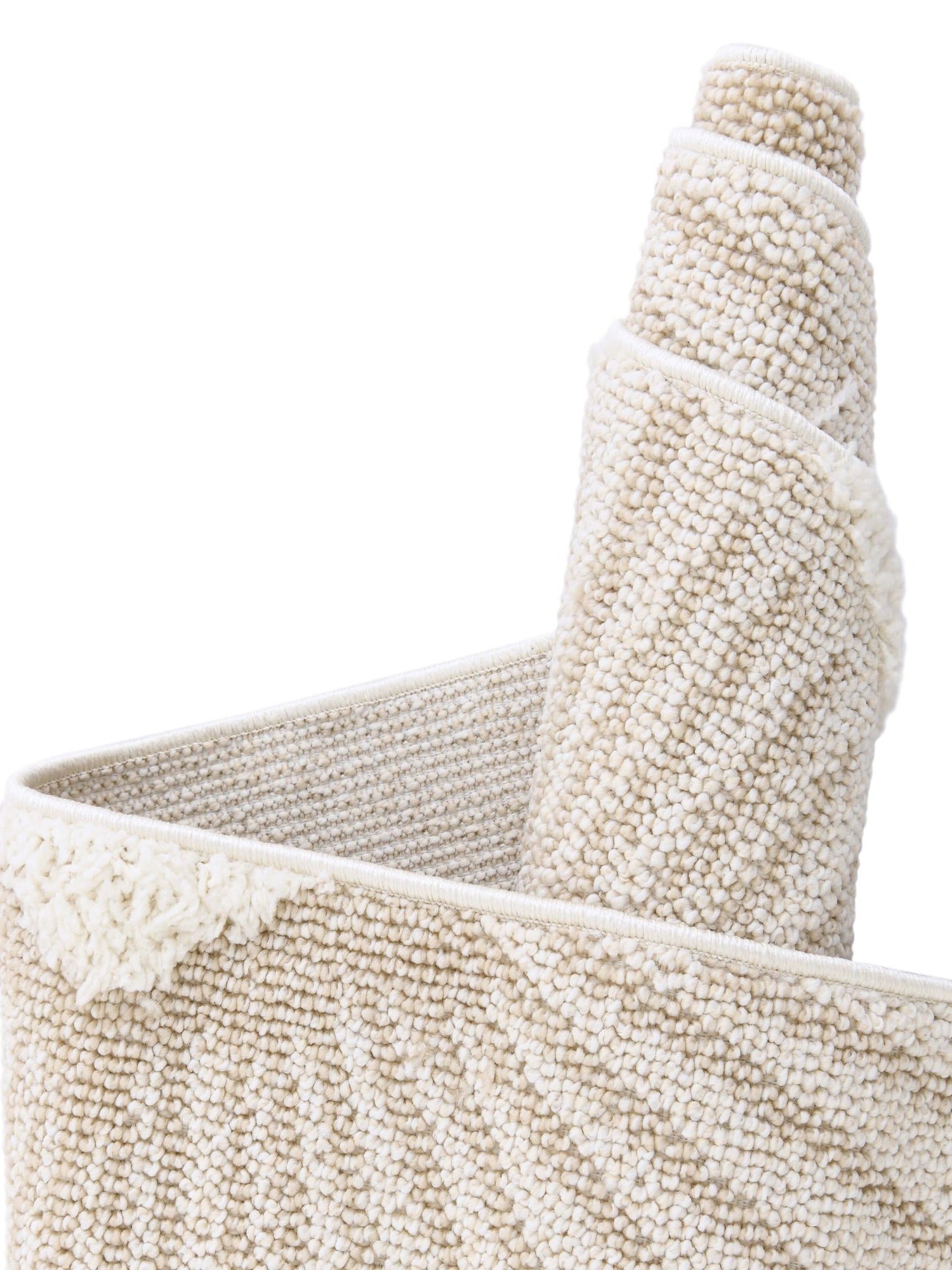 Ivory 4' 1 x 6' 1 Boho Rectangle Area Rug 100% Polyester With Cotton Backing Geometric Modern Boho Bohemian Decor Carpet for Living Rooms Office Dining Kitchen Unique Interior Design for Sale at Rug Engine
