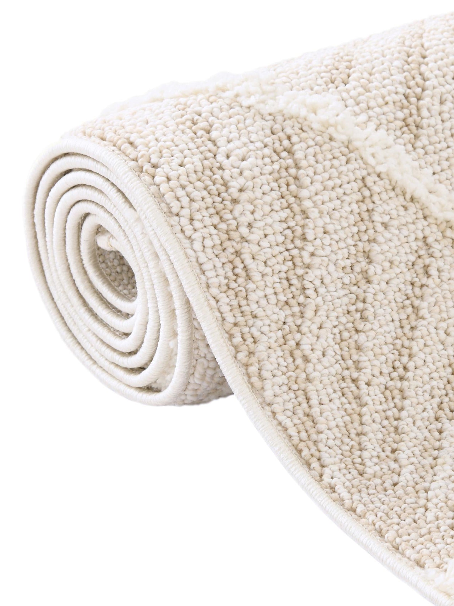 Ivory 7' 10 x 10' Boho Rectangle Area Rug 100% Polyester With Cotton Backing Geometric Modern Boho Bohemian Decor Carpet for Living Rooms Office Dining Kitchen Unique Interior Design for Sale at Rug Engine