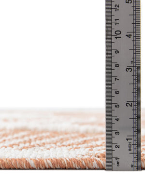 Rust Red 2' 7 x 10' Boho Runner Area Rug 100% Polyester With Cotton Backing Geometric Modern Boho Bohemian Decor Carpet for Living Rooms Office Dining Kitchen Unique Interior Design for Sale at Rug Engine