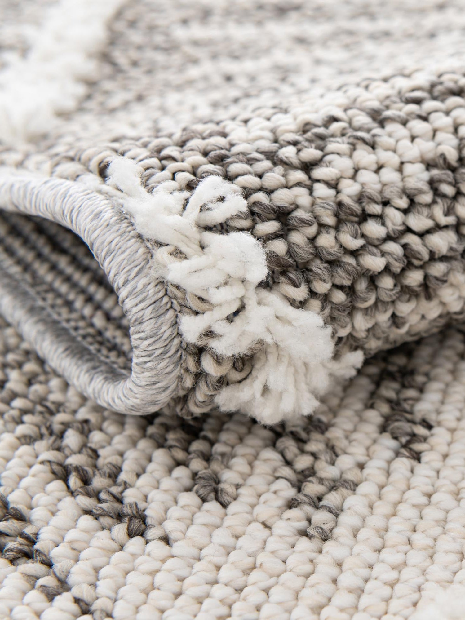 Gray Ivory 7' 10 x 10' Boho Rectangle Area Rug 100% Polyester With Cotton Backing Geometric Modern Boho Bohemian Decor Carpet for Living Rooms Office Dining Kitchen Unique Interior Design for Sale at Rug Engine