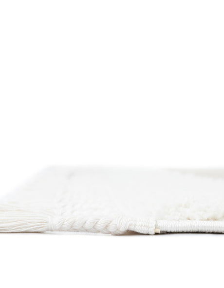 Ivory 9' 6 x 14' 3 Boho Rectangle Area Rug 100% Polyester With Cotton Backing Geometric Modern Boho Bohemian Decor Carpet for Living Rooms Office Dining Kitchen Unique Interior Design for Sale at Rug Engine