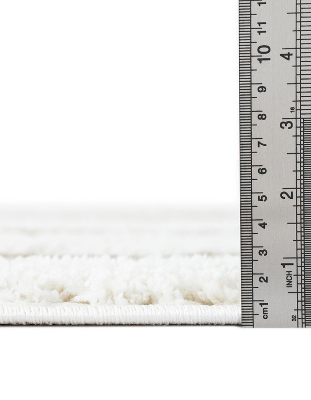 Ivory 2' 7 x 10' Boho Runner Area Rug 100% Polyester With Cotton Backing Geometric Modern Boho Bohemian Decor Carpet for Living Rooms Office Dining Kitchen Unique Interior Design for Sale at Rug Engine