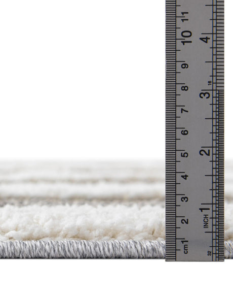 Gray 2' 7 x 12' Boho Runner Area Rug 100% Polyester With Cotton Backing Geometric Modern Boho Bohemian Decor Carpet for Living Rooms Office Dining Kitchen Unique Interior Design for Sale at Rug Engine