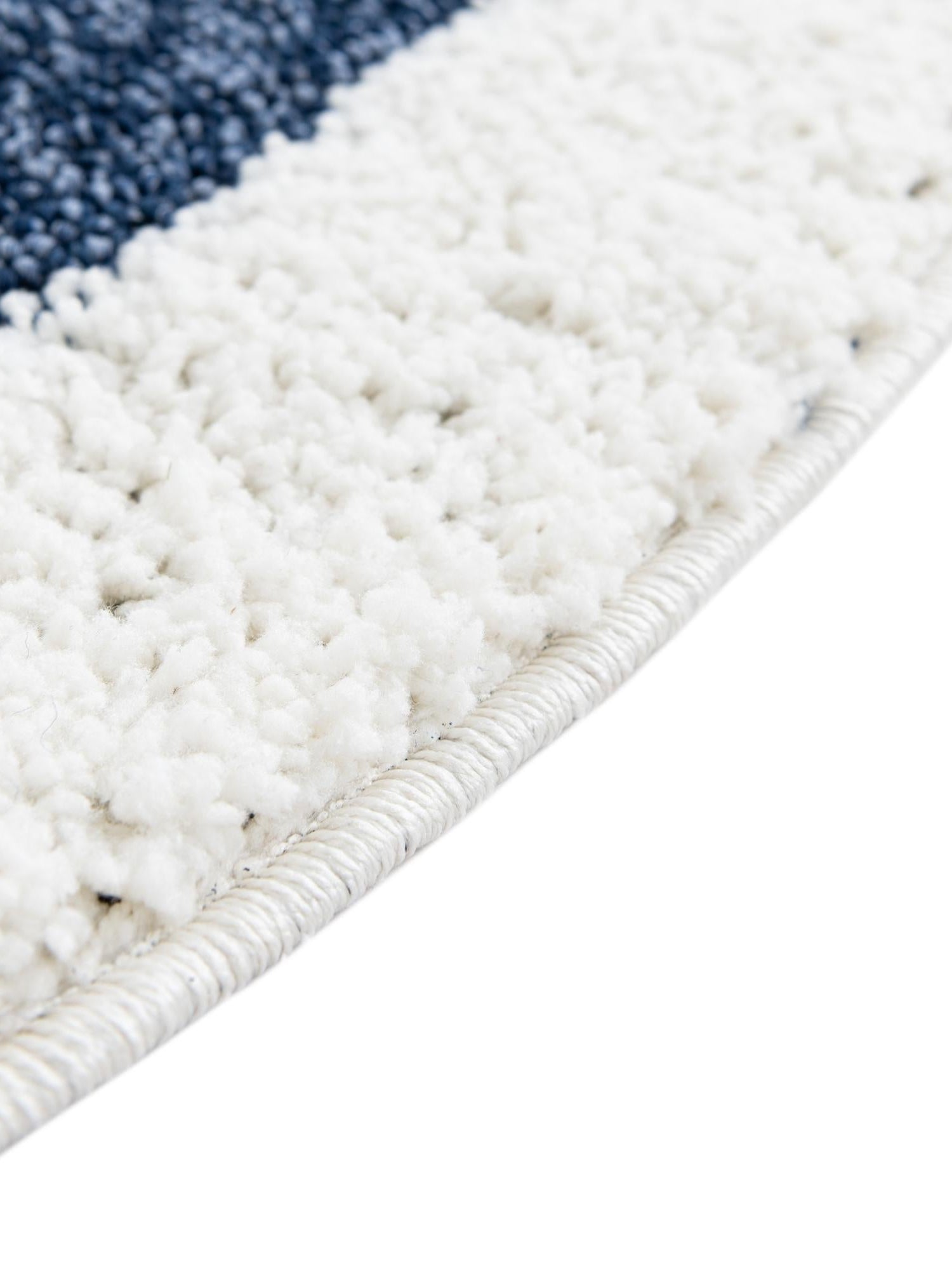 Blue 5' 3 x 5' 3 Boho Round Area Rug 100% Polyester With Cotton Backing Geometric Modern Boho Bohemian Decor Carpet for Living Rooms Office Dining Kitchen Unique Interior Design for Sale at Rug Engine