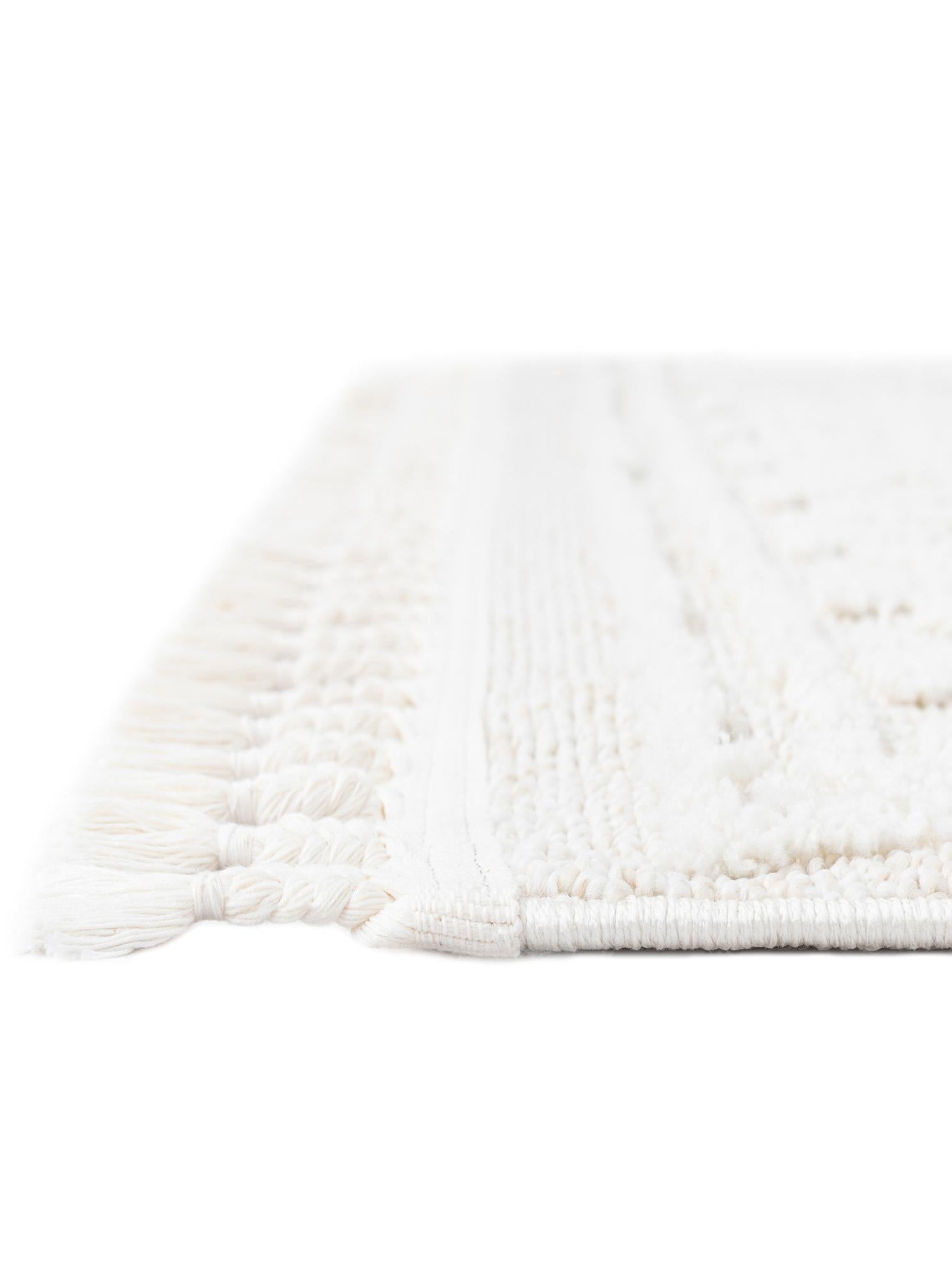 Ivory 7' 10 x 11' Boho Rectangle Area Rug 100% Polyester With Cotton Backing Geometric Modern Boho Bohemian Decor Carpet for Living Rooms Office Dining Kitchen Unique Interior Design for Sale at Rug Engine