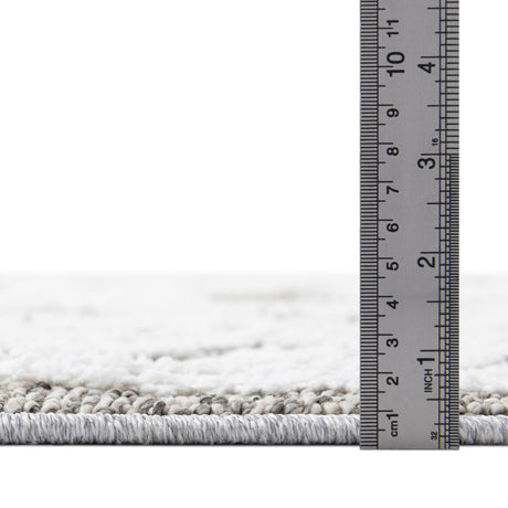 Gray 2' 7 x 12' Boho Runner Area Rug 100% Polyester With Cotton Backing Geometric Modern Boho Bohemian Decor Carpet for Living Rooms Office Dining Kitchen Unique Interior Design for Sale at Rug Engine