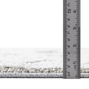 Gray 2' x 6' 1 Boho Runner Area Rug 100% Polyester With Cotton Backing Geometric Modern Boho Bohemian Decor Carpet for Living Rooms Office Dining Kitchen Unique Interior Design for Sale at Rug Engine