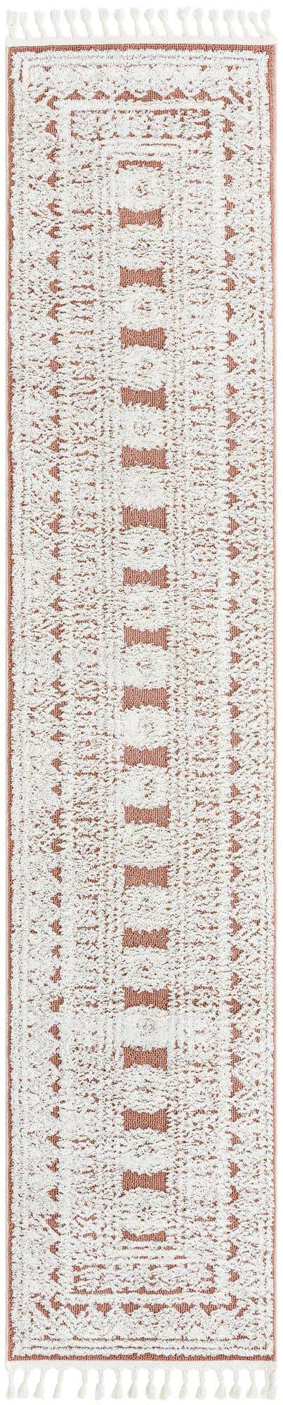 Pink 2' 7 x 12' Boho Runner Area Rug 100% Polyester With Cotton Backing Geometric Modern Boho Bohemian Decor Carpet for Living Rooms Office Dining Kitchen Unique Interior Design for Sale at Rug Engine