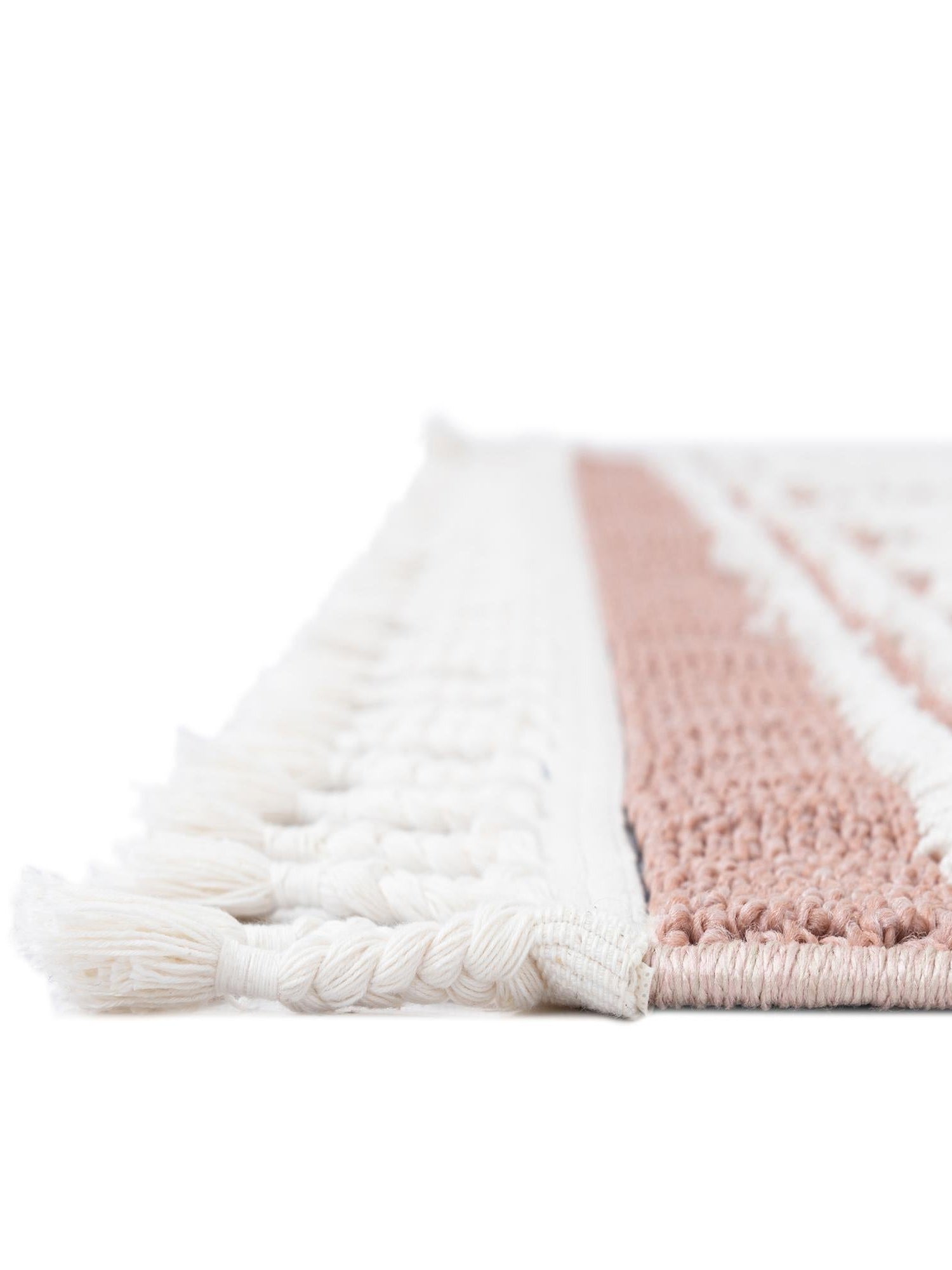 Pink 4' 1 x 6' 1 Boho Rectangle Area Rug 100% Polyester With Cotton Backing Geometric Modern Boho Bohemian Decor Carpet for Living Rooms Office Dining Kitchen Unique Interior Design for Sale at Rug Engine