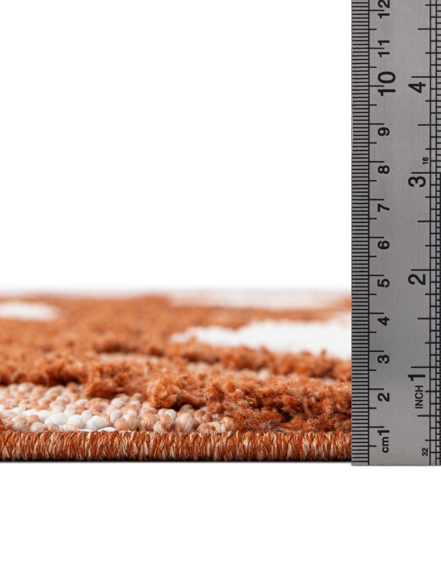 Rust Red 2' x 8' Boho Runner Area Rug 100% Polyester With Cotton Backing Geometric Modern Boho Bohemian Decor Carpet for Living Rooms Office Dining Kitchen Unique Interior Design for Sale at Rug Engine