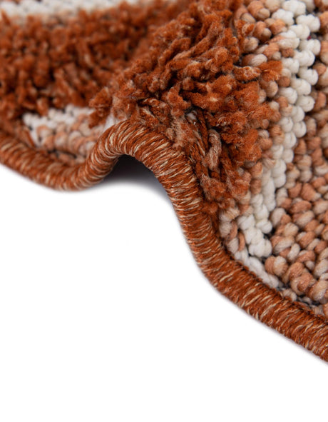Rust Red 2' x 6' 1 Boho Runner Area Rug 100% Polyester With Cotton Backing Geometric Modern Boho Bohemian Decor Carpet for Living Rooms Office Dining Kitchen Unique Interior Design for Sale at Rug Engine