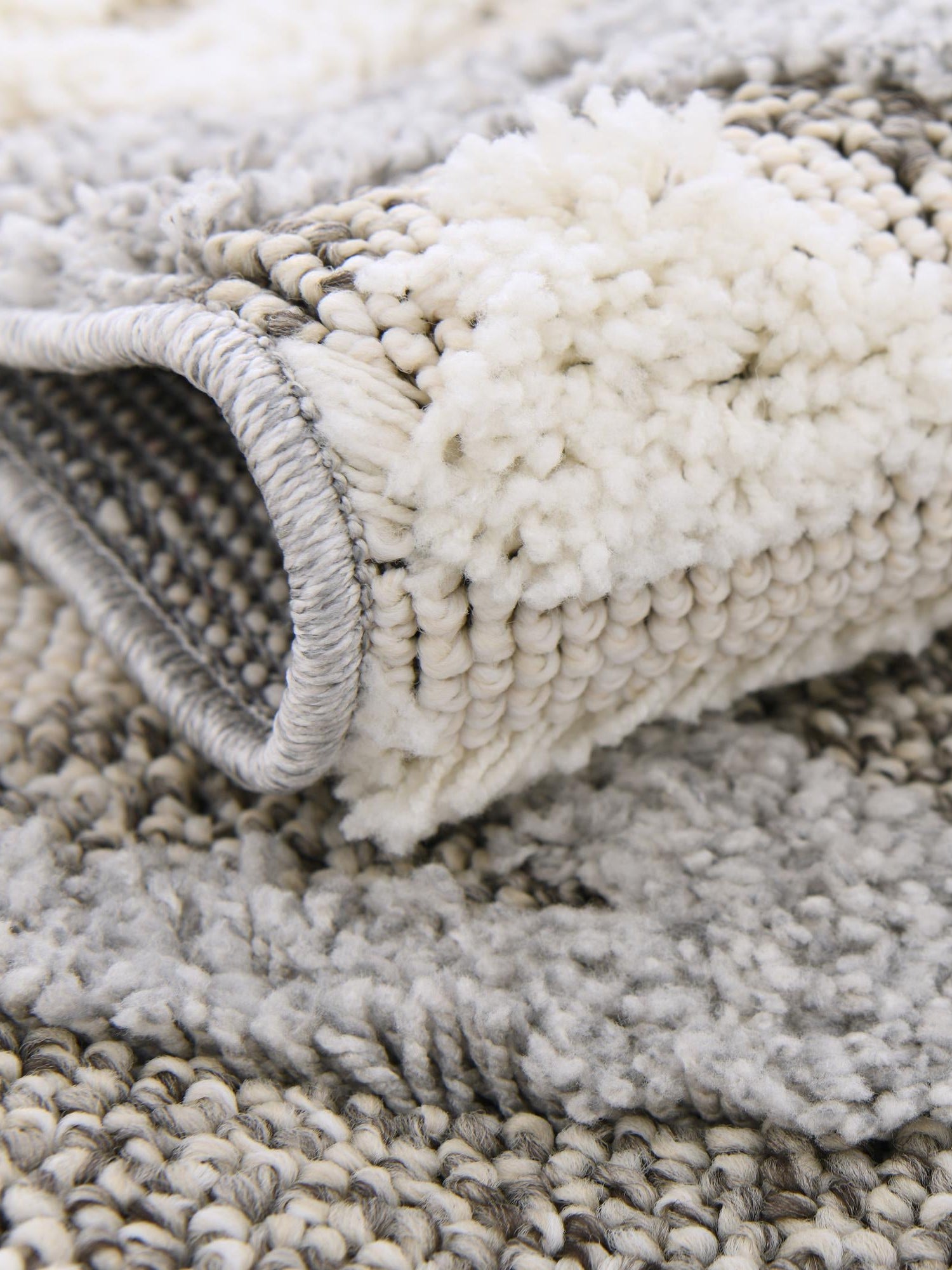 Gray 5' 3 x 5' 3 Boho Round Area Rug 100% Polyester With Cotton Backing Geometric Modern Boho Bohemian Decor Carpet for Living Rooms Office Dining Kitchen Unique Interior Design for Sale at Rug Engine