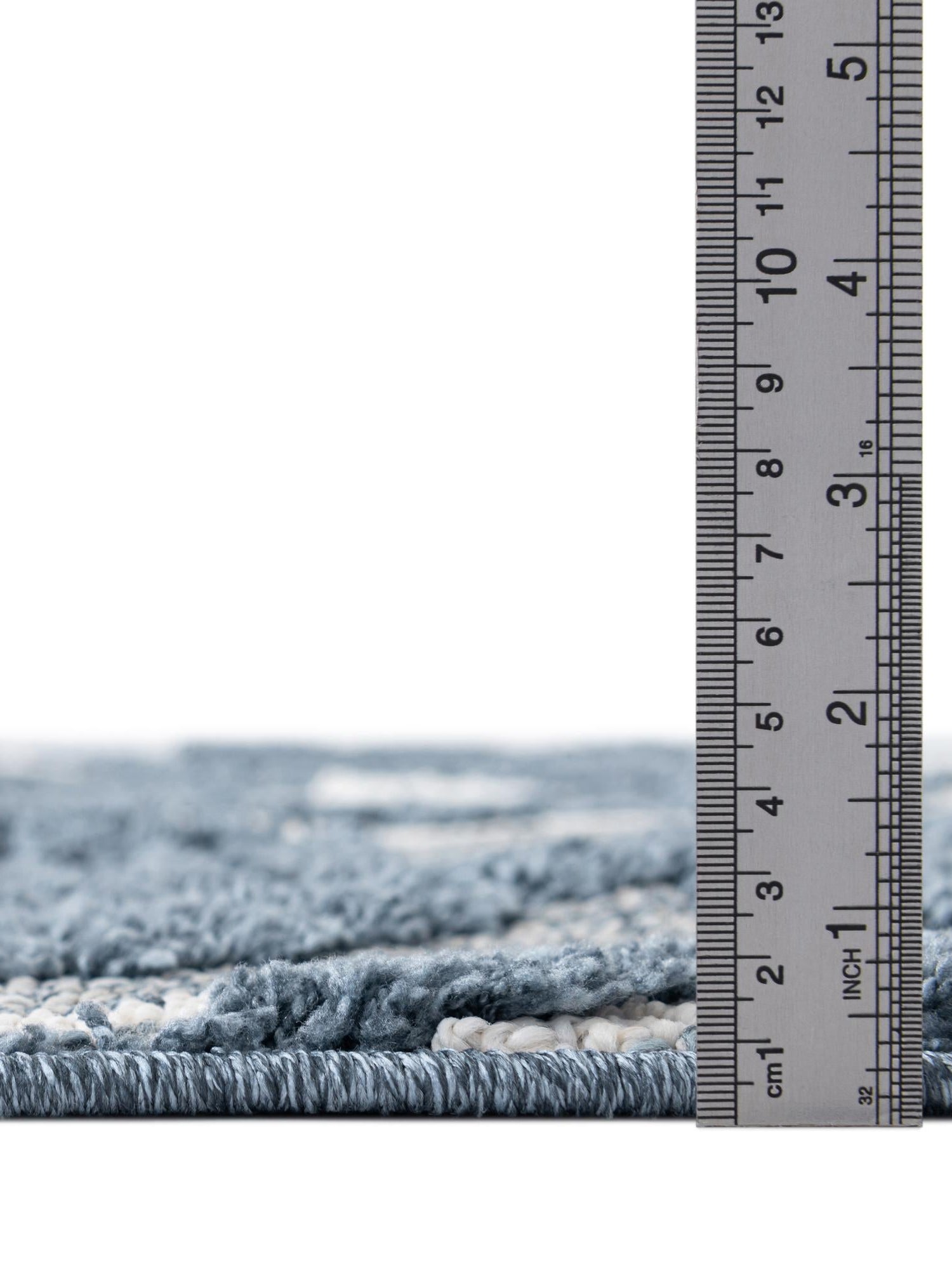 Blue 5' 3 x 8' Boho Rectangle Area Rug 100% Polyester With Cotton Backing Geometric Modern Boho Bohemian Decor Carpet for Living Rooms Office Dining Kitchen Unique Interior Design for Sale at Rug Engine