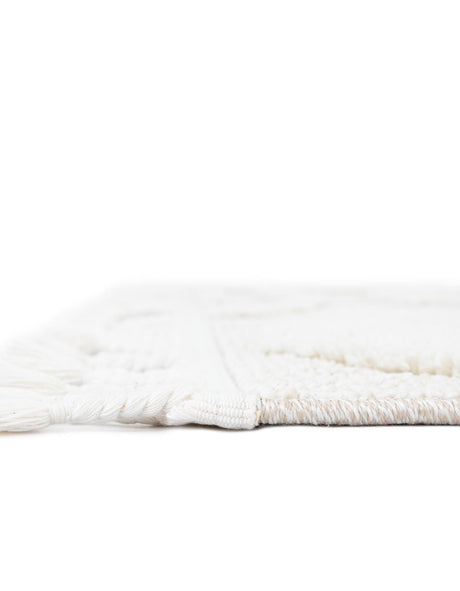Ivory 9' 6 x 14' 3 Boho Rectangle Area Rug 100% Polyester With Cotton Backing Geometric Modern Boho Bohemian Decor Carpet for Living Rooms Office Dining Kitchen Unique Interior Design for Sale at Rug Engine