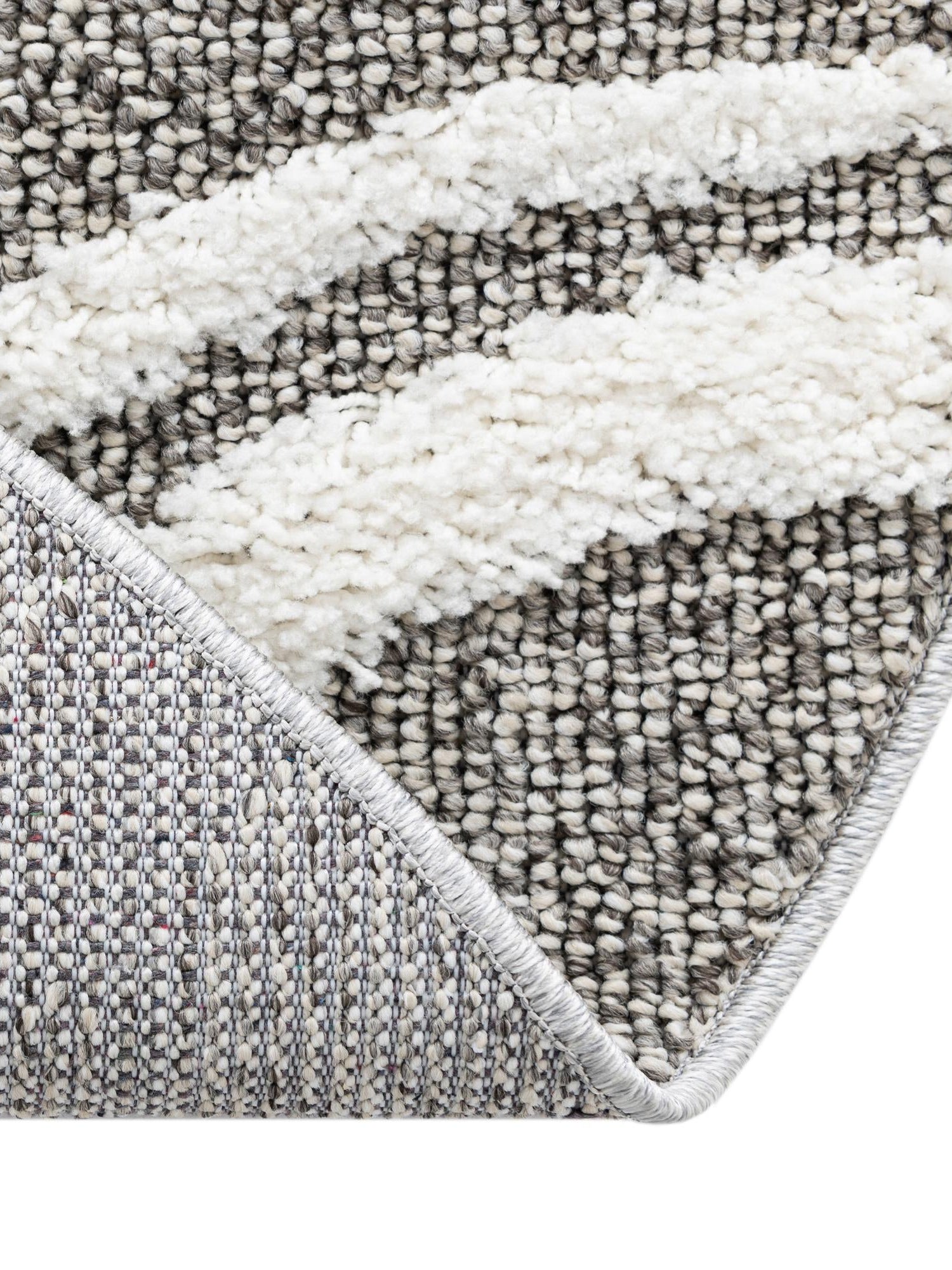 Gray 7' 10 x 7' 10 Boho Round Area Rug 100% Polyester With Cotton Backing Geometric Modern Boho Bohemian Decor Carpet for Living Rooms Office Dining Kitchen Unique Interior Design for Sale at Rug Engine
