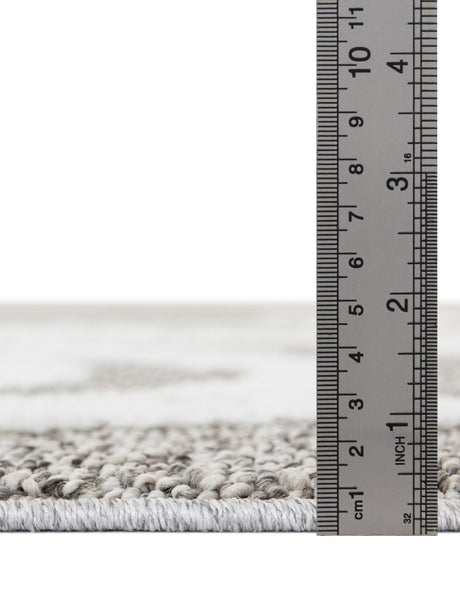 Gray 2' x 3' 1 Boho Rectangle Area Rug 100% Polyester With Cotton Backing Geometric Modern Boho Bohemian Decor Carpet for Living Rooms Office Dining Kitchen Unique Interior Design for Sale at Rug Engine