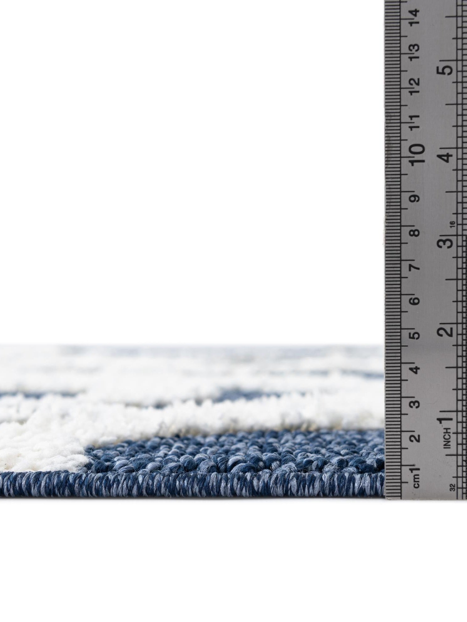 Blue 5' 3 x 5' 3 Boho Round Area Rug 100% Polyester With Cotton Backing Geometric Modern Boho Bohemian Decor Carpet for Living Rooms Office Dining Kitchen Unique Interior Design for Sale at Rug Engine