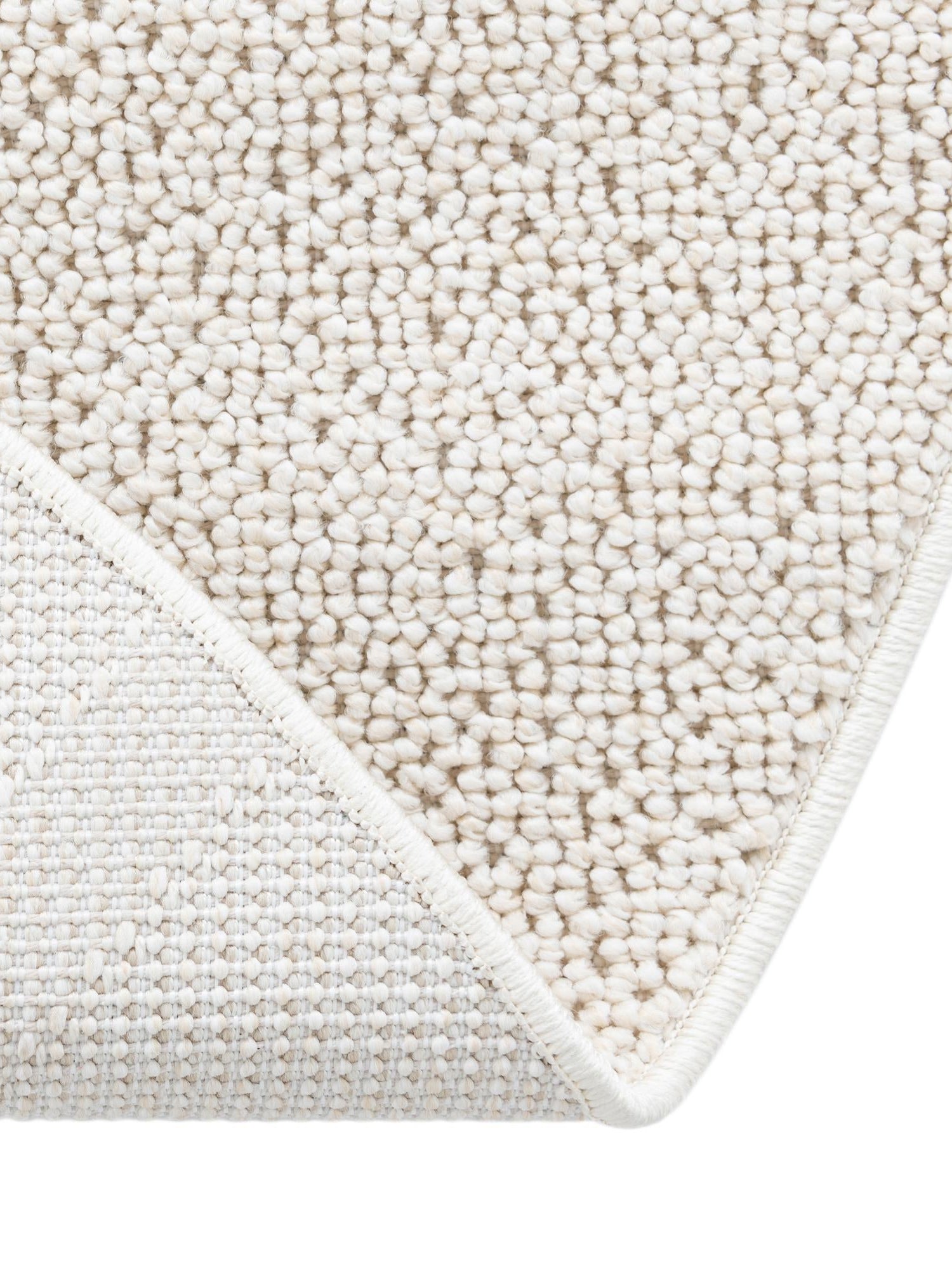 Ivory 5' 3 x 5' 3 Boho Round Area Rug 100% Polyester With Cotton Backing Geometric Modern Boho Bohemian Decor Carpet for Living Rooms Office Dining Kitchen Unique Interior Design for Sale at Rug Engine