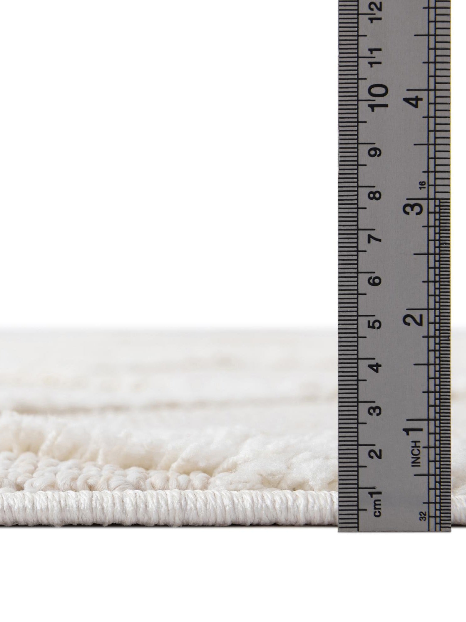 Ivory 2' x 6' 1 Boho Runner Area Rug 100% Polyester With Cotton Backing Geometric Modern Boho Bohemian Decor Carpet for Living Rooms Office Dining Kitchen Unique Interior Design for Sale at Rug Engine