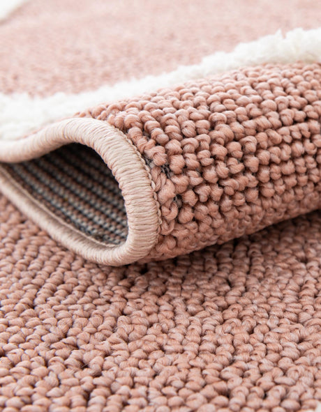 Pink 2' x 6' 1 Boho Runner Area Rug 100% Polyester With Cotton Backing Geometric Modern Boho Bohemian Decor Carpet for Living Rooms Office Dining Kitchen Unique Interior Design for Sale at Rug Engine