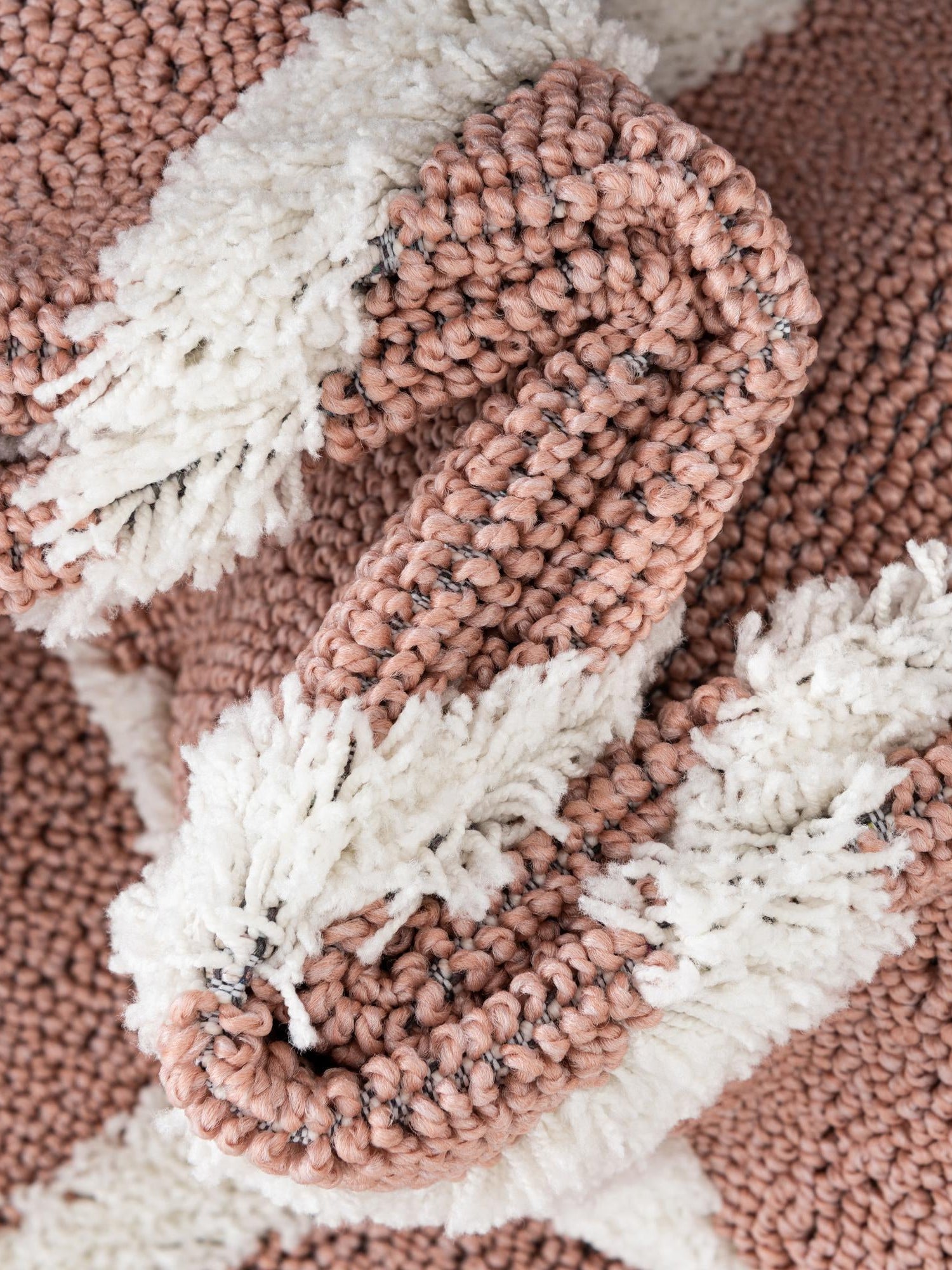 Pink 2' 7 x 12' Boho Runner Area Rug 100% Polyester With Cotton Backing Geometric Modern Boho Bohemian Decor Carpet for Living Rooms Office Dining Kitchen Unique Interior Design for Sale at Rug Engine