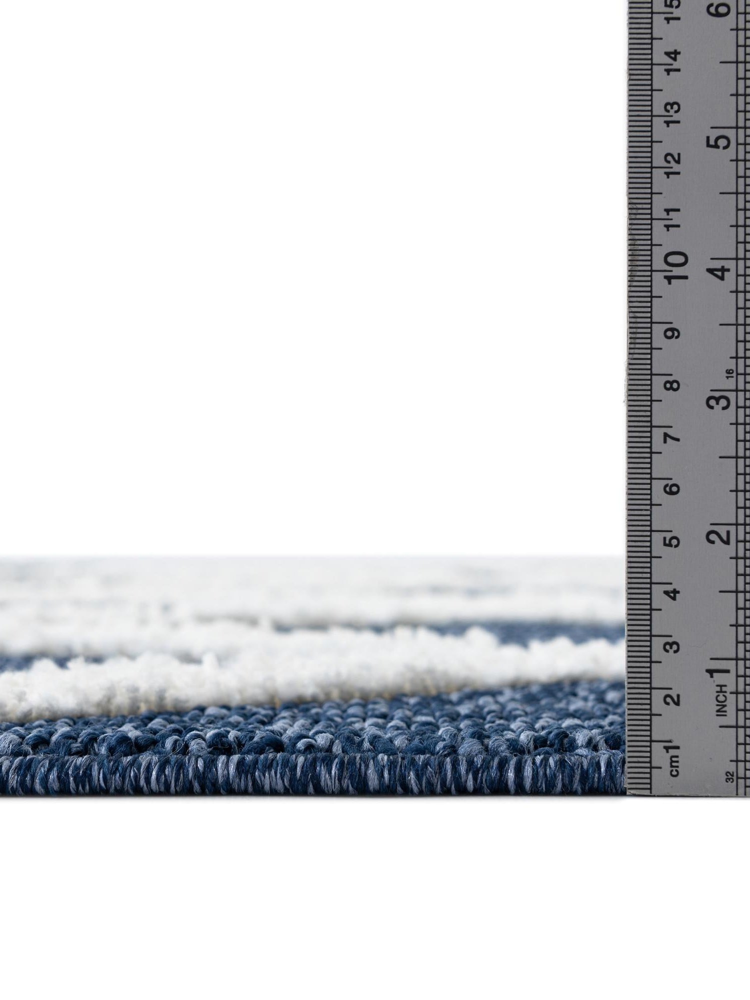 Blue 2' 7 x 12' Boho Runner Area Rug 100% Polyester With Cotton Backing Geometric Modern Boho Bohemian Decor Carpet for Living Rooms Office Dining Kitchen Unique Interior Design for Sale at Rug Engine