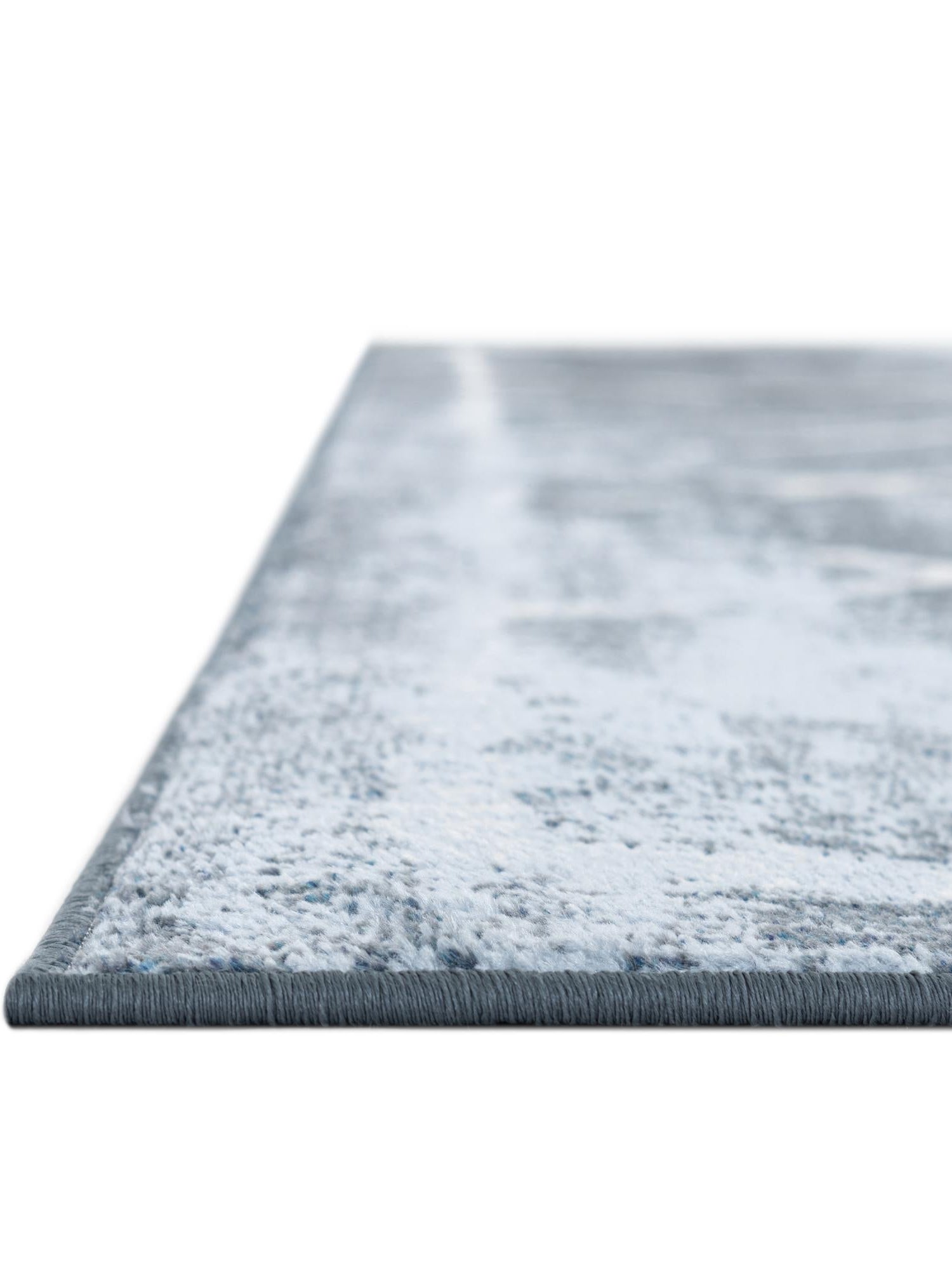 Washable Navy Blue 2' x 3' 1 Kamala Washable Rectangle Area Rug Easy to Clean Stain Resistant & Durable 100% Polyester Spill-Friendly Carpet for Sale at Rug Engine
