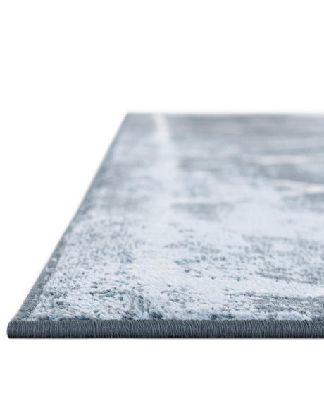 Washable Navy Blue 5' 3 x 8' Kamala Washable Rectangle Area Rug Easy to Clean Stain Resistant & Durable 100% Polyester Spill-Friendly Carpet for Sale at Rug Engine