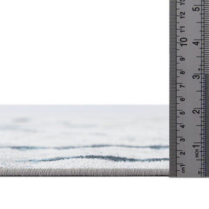 Washable Ivory Gray 7' 10 x 10' Kamala Washable Rectangle Area Rug Easy to Clean Stain Resistant & Durable 100% Polyester Spill-Friendly Carpet for Sale at Rug Engine