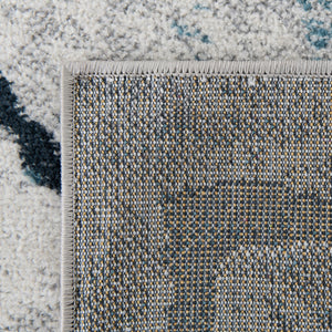 Ivory Gray 3' 3 x 5' 3 Kamala Washable Rectangle Rug