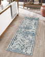 Washable Ivory Gray 2' x 8' Kamala Washable Runner Area Rug Easy to Clean Stain Resistant & Durable 100% Polyester Spill-Friendly Carpet for Sale at Rug Engine