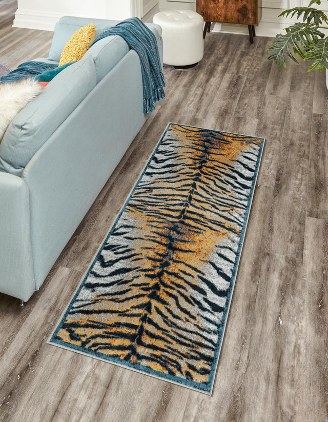 Washable Light Brown 2' x 4' 1 Kamala Washable Runner Area Rug Easy to Clean Stain Resistant & Durable 100% Polyester Spill-Friendly Carpet for Sale at Rug Engine