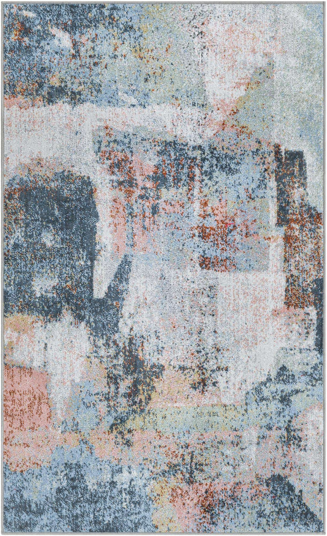 Washable Multicolor 3' 3 x 5' 3 Kamala Washable Rectangle Area Rug Easy to Clean Stain Resistant & Durable 100% Polyester Spill-Friendly Carpet for Sale at Rug Engine