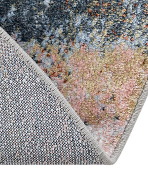 Washable Multicolor 7' 10 x 7' 10 Kamala Washable Round Area Rug Easy to Clean Stain Resistant & Durable 100% Polyester Spill-Friendly Carpet for Sale at Rug Engine