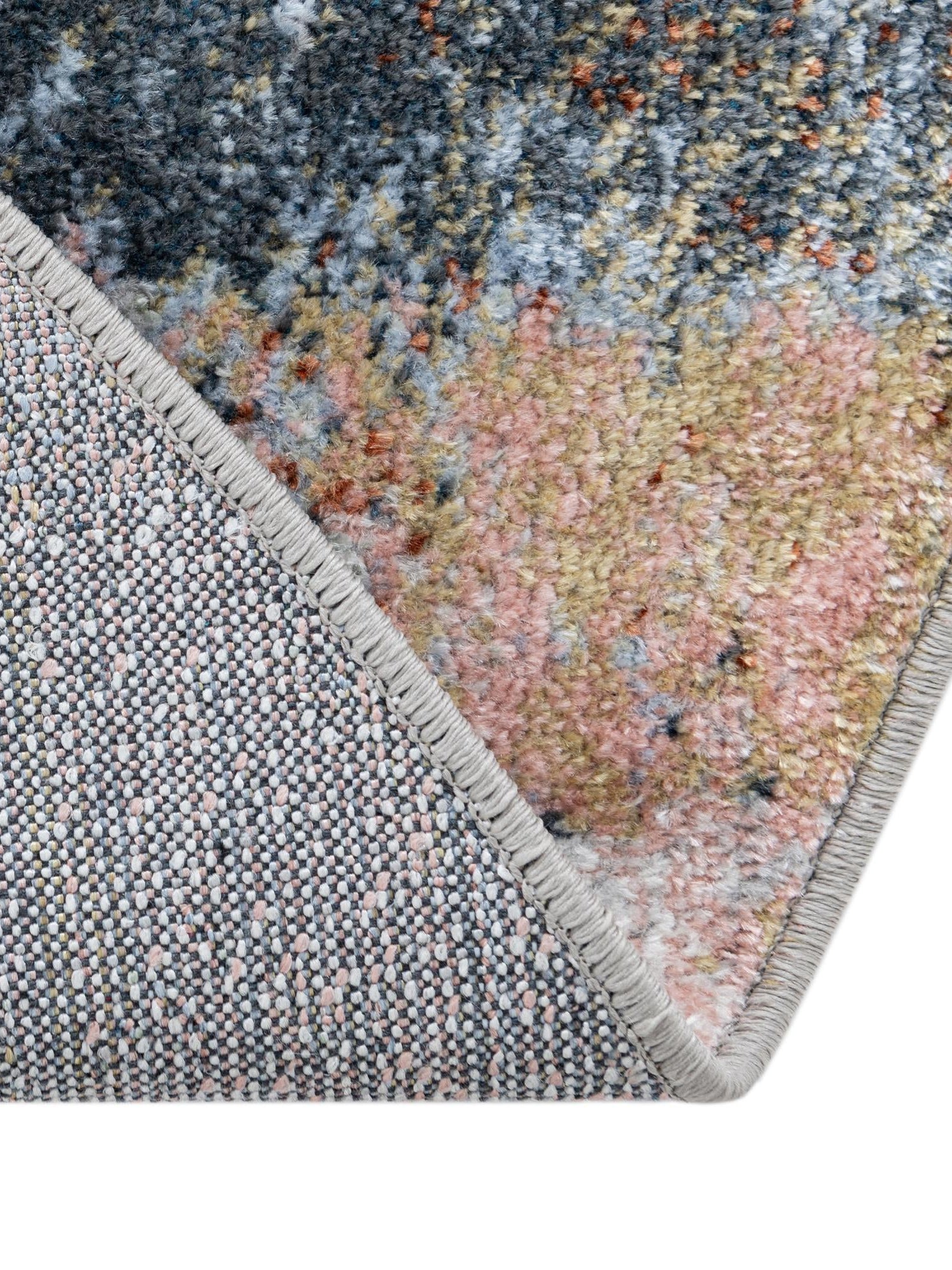 Washable Multicolor 3' 3 x 3' 3 Kamala Washable Round Area Rug Easy to Clean Stain Resistant & Durable 100% Polyester Spill-Friendly Carpet for Sale at Rug Engine